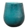 Home Accents * | Laila Ali Turquoise Glass Vase, 9 At Reduced Price