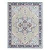 Rugs & Curtains * | (D562) Venus Blue Multi-Colored Medallion Area Rug, 7 10 Limited Edition