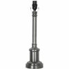 Home D Cor * | Pewter Metal Buffet Lamp, 19 At Discount Prices