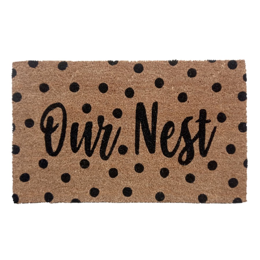 Rugs & Curtains * | Our Nest Coir Mat, 18 30 Discount Store