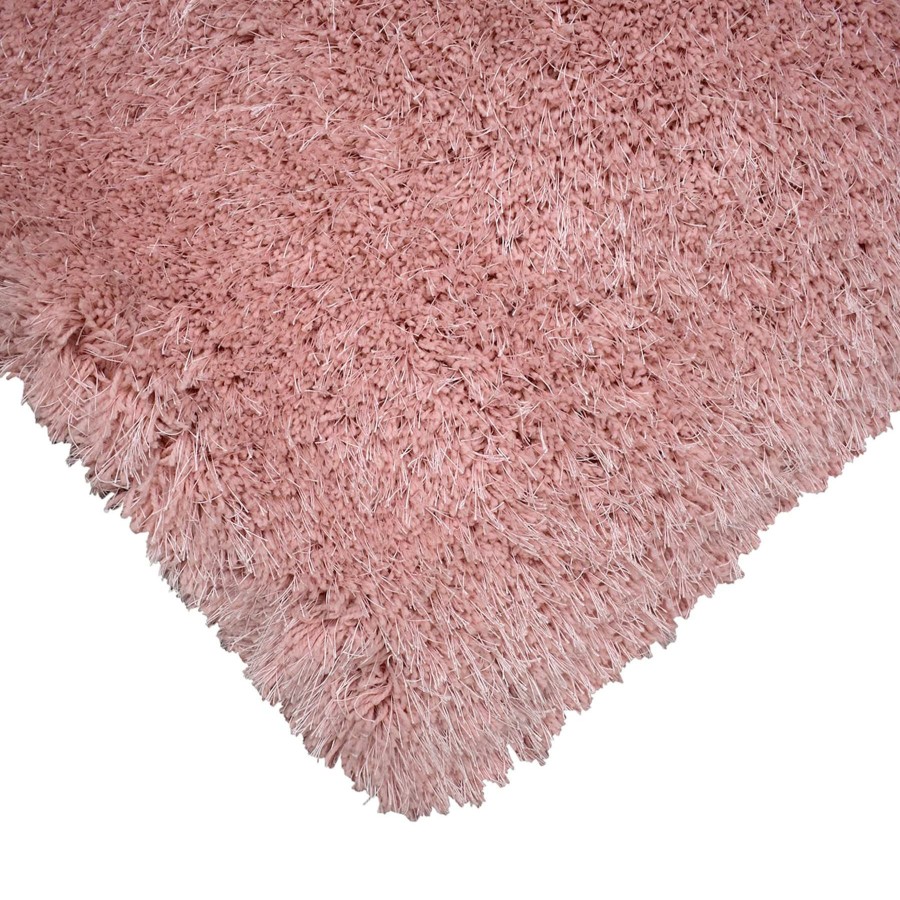 Rugs & Curtains * | (C188) Senses Pink Shag Accent Rug, 2 4 Discount