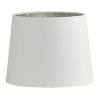 Home D Cor * | Laila Ali White With Silver Liner Lamp Shade, 9 At Low Price