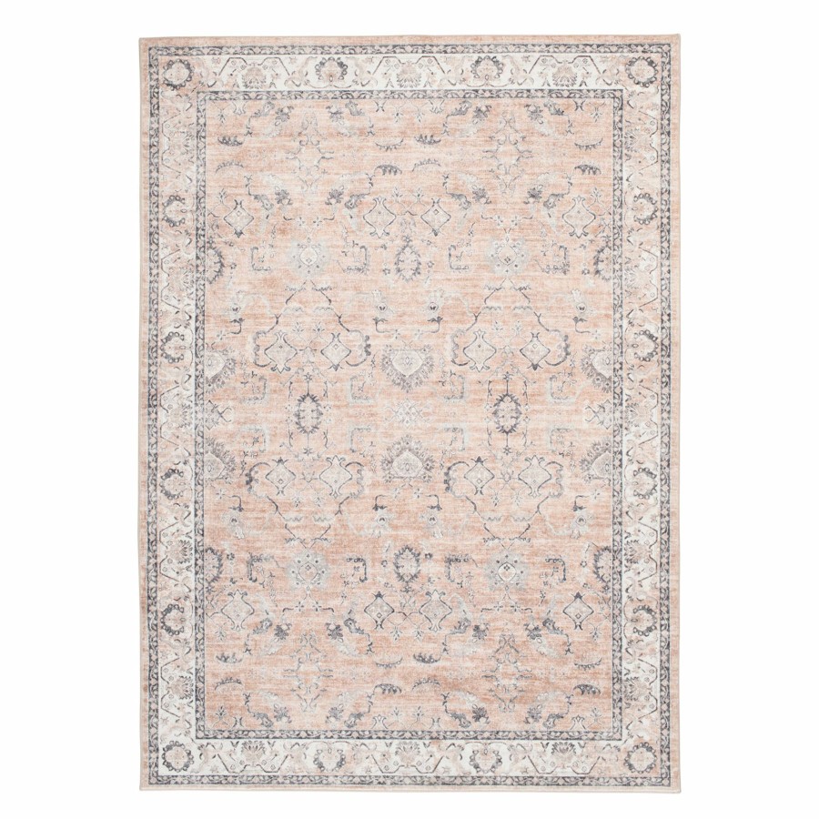 Rugs & Curtains * | (B790) Beveren Pink Multi-Colored Floral Area Rug, 8 10 Discounts