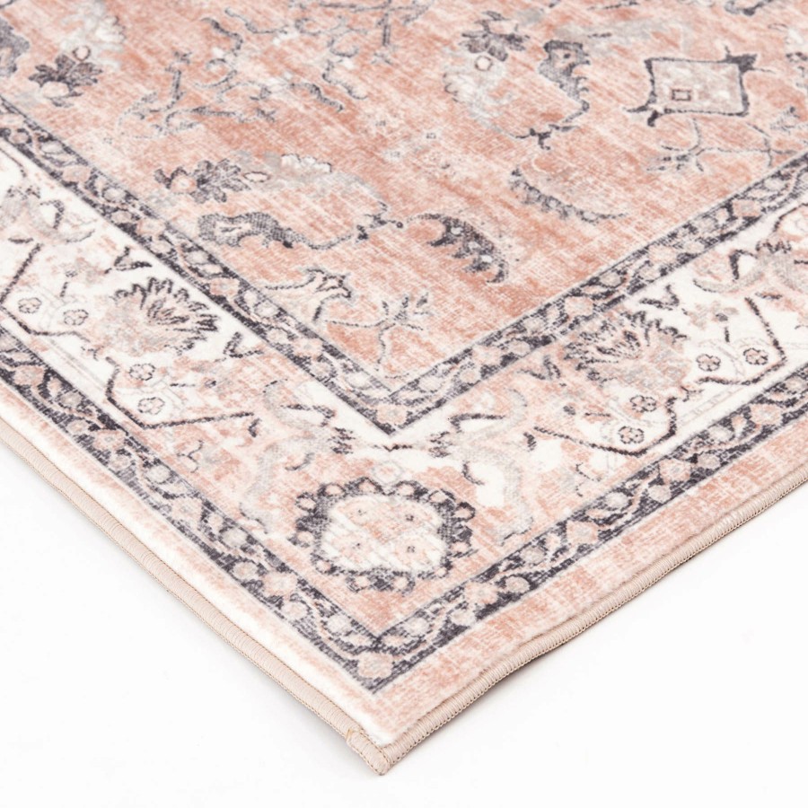 Rugs & Curtains * | (B790) Beveren Pink Multi-Colored Floral Area Rug, 8 10 Discounts