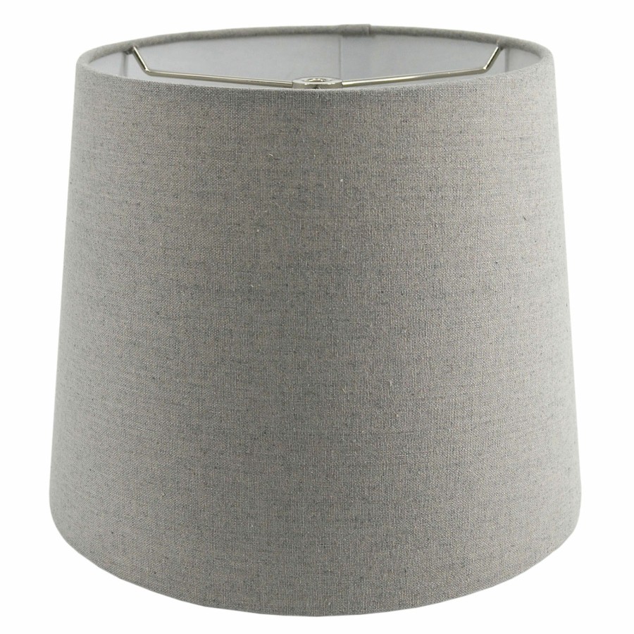 Home D Cor * | Dark Grey Accent Lamp Shade, 9 11 Exactly Discount