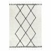 Rugs & Curtains * | (C171) Rhythm Black & White Shag Area Rug, 8 10 Quality Guarantee