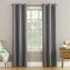 Rugs & Curtains * | Talita Grey Room Darkening Grommet Curtain Panel, 63 Good Quality