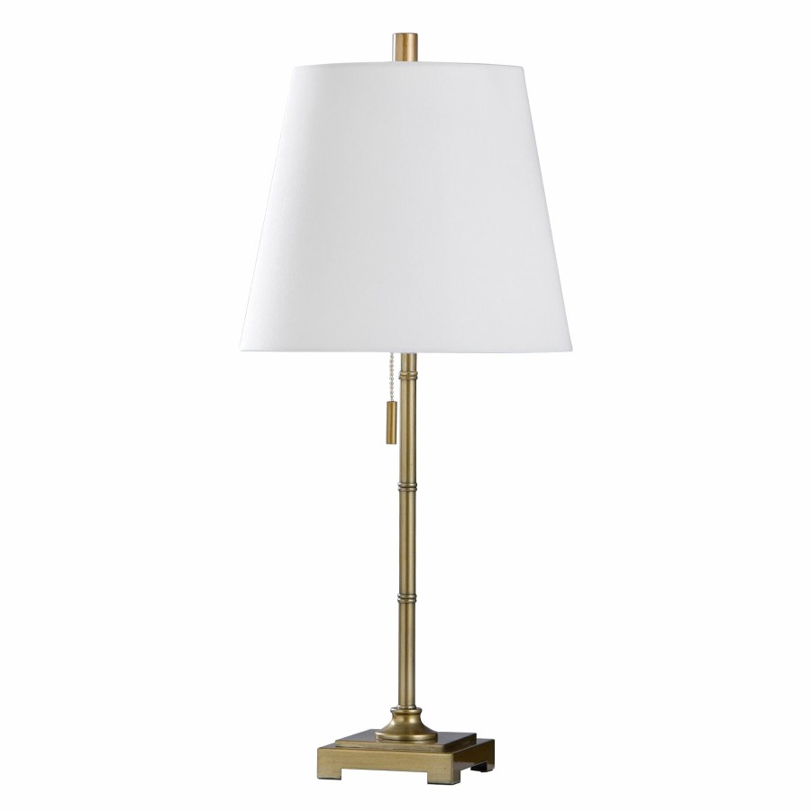 Home D Cor * | Grace Mitchell Gold Metal Bamboo Stick Lamp Outlet