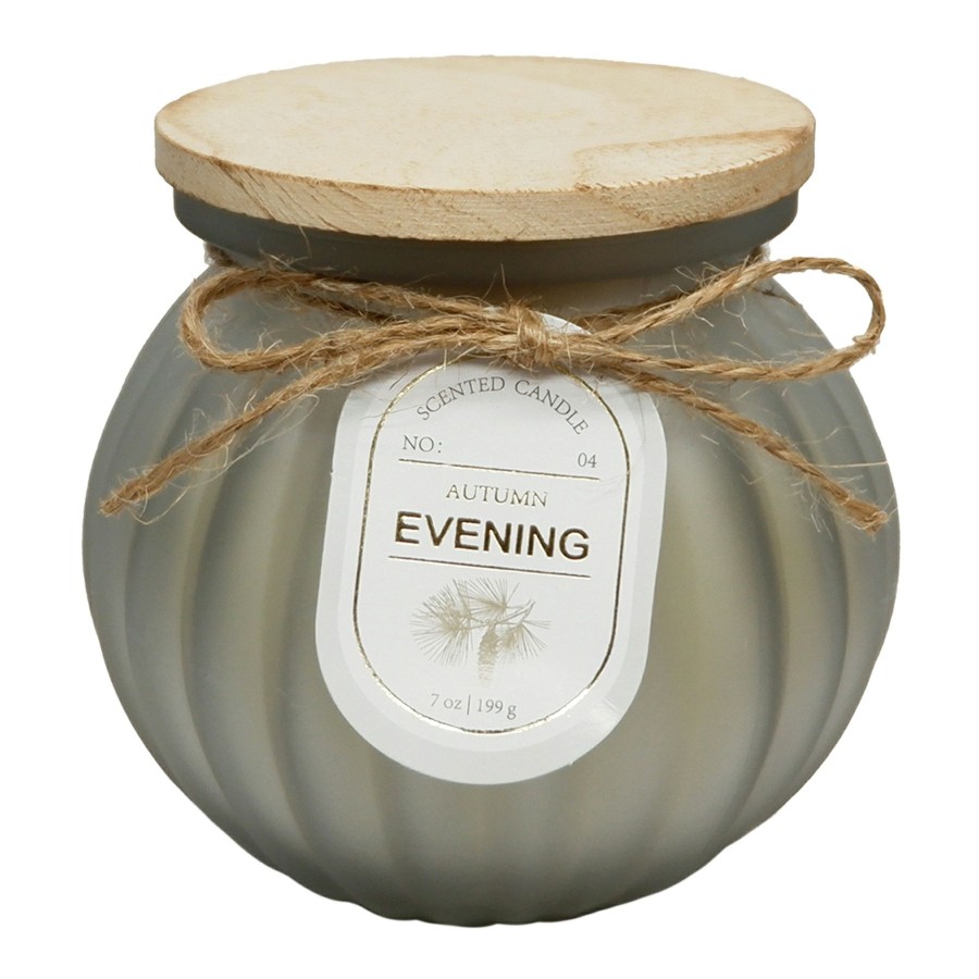 Home D Cor * | Autumn Evening Scented Pumpkin Jar Candle, 7Oz Exceptional Design