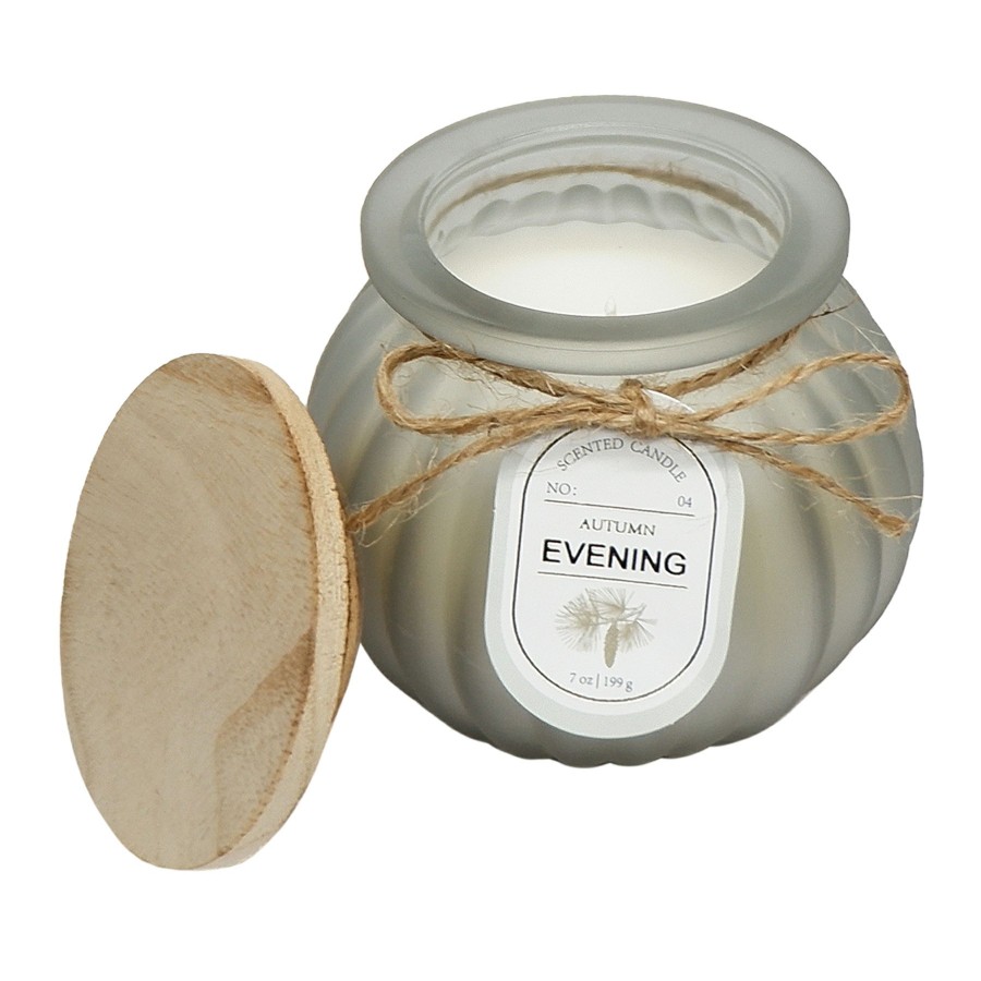 Home D Cor * | Autumn Evening Scented Pumpkin Jar Candle, 7Oz Exceptional Design