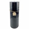 Home D Cor * | Navy Unscented Pillar Candle, 11 Discount