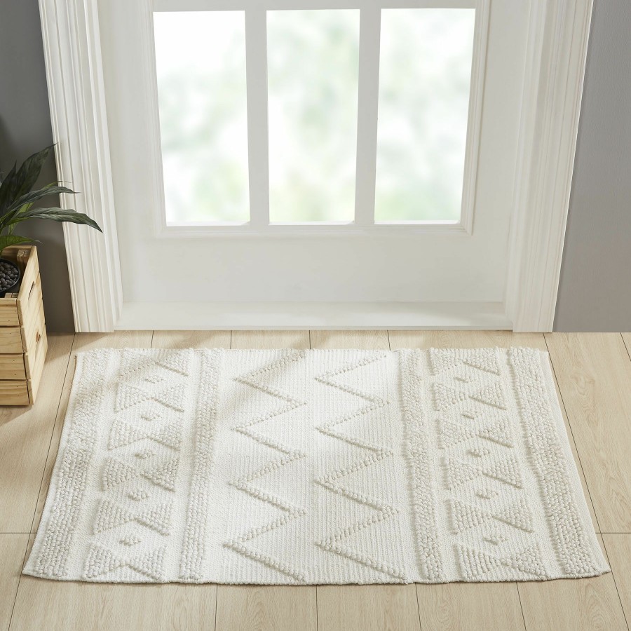 Rugs & Curtains * | Ivory Reign Loop Cotton Accent Rug, 30 45 Discount