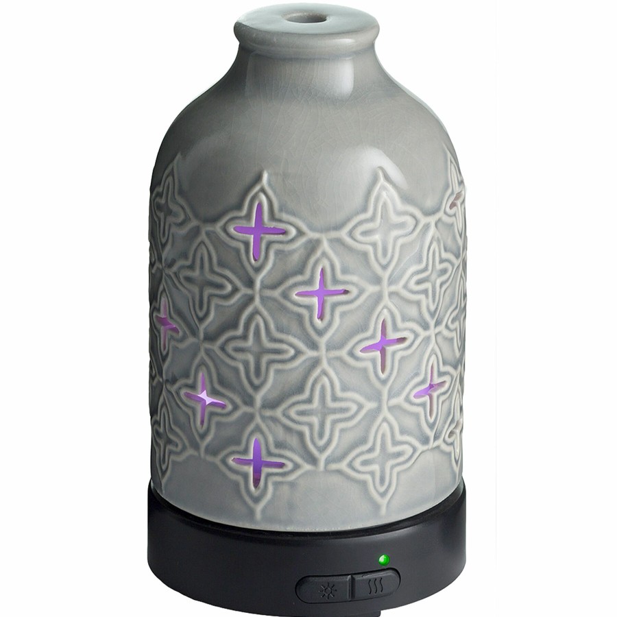 Home D Cor * | Jasmine Grey Oil Diffuser At Low Price