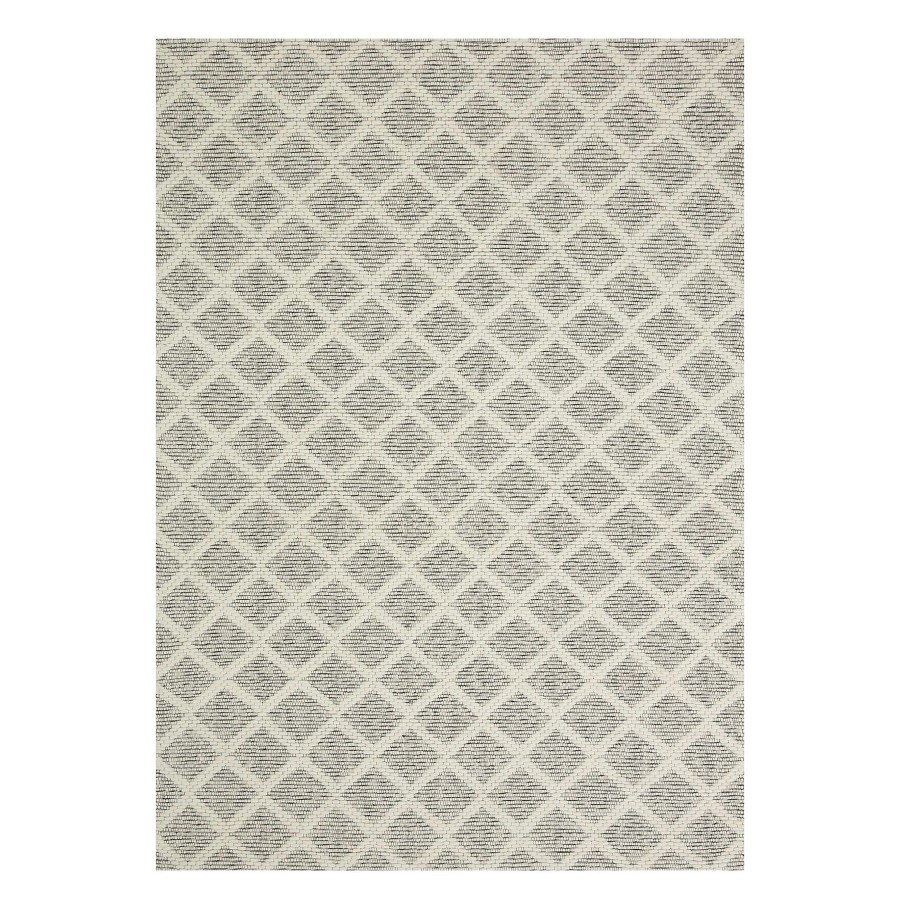 Rugs & Curtains * | (B780) Wesley Beige & Ivory Diamond Design Area Rug, 8 10 At Discount Prices