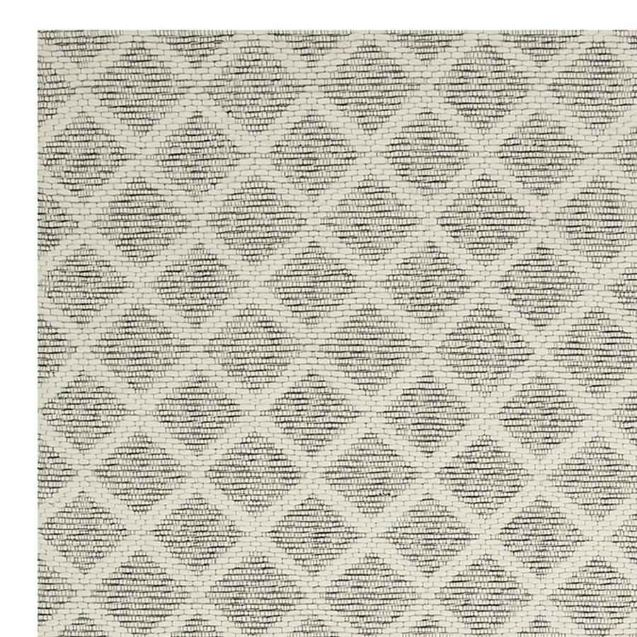 Rugs & Curtains * | (B780) Wesley Beige & Ivory Diamond Design Area Rug, 8 10 At Discount Prices