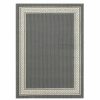 Rugs & Curtains * | (D470) Mentone Border Grey Rug, 5 7 At Discount Prices