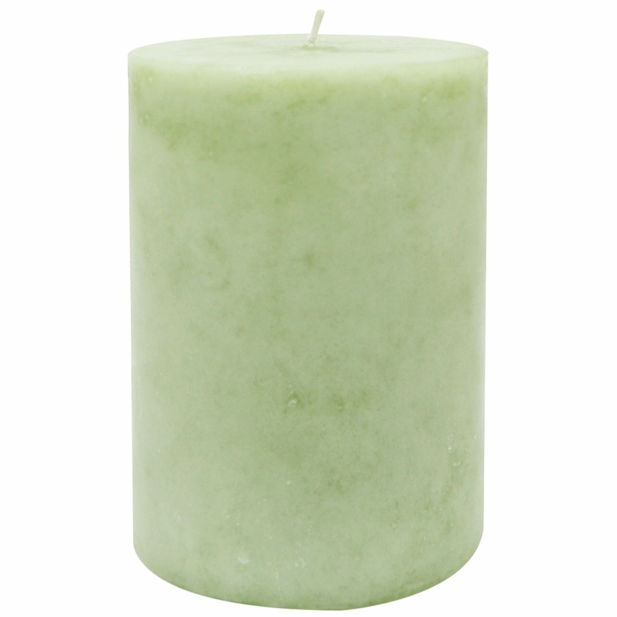 Home D Cor * | Amber Bergamot 3X4 Solid Pillar Candle Classical Style